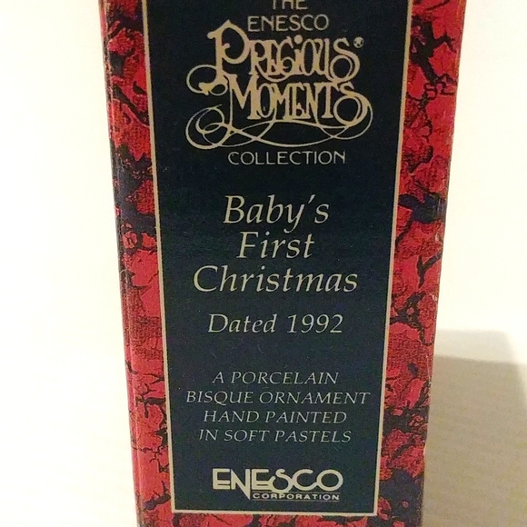Precious Moments "Babies First Christmas 1992" - Picture 4 of 4
